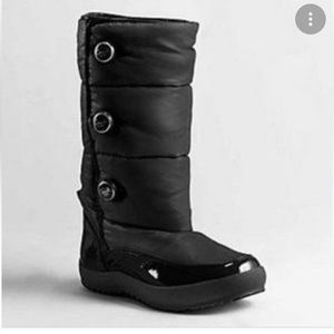 Coach Polina Nylon Puffy Boot Black Size 7 moon boot
